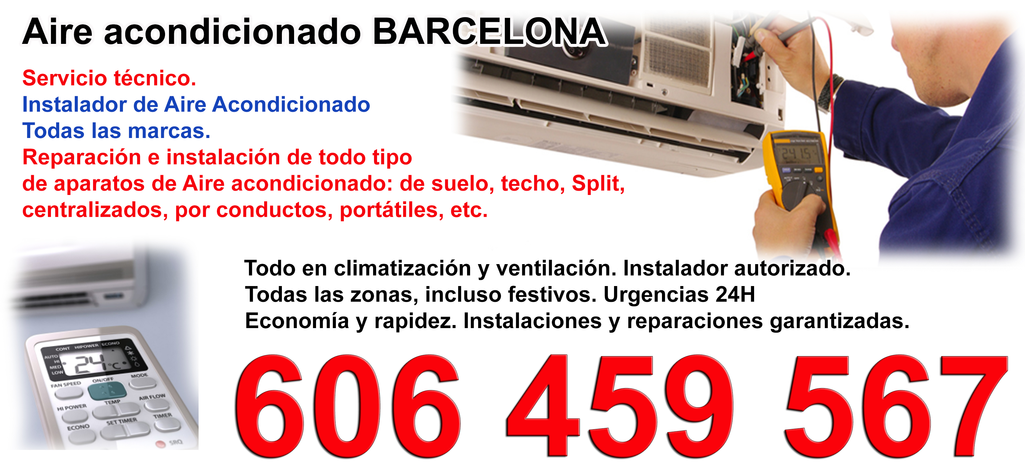 Reparaciones de Aire Acondicionado 08037